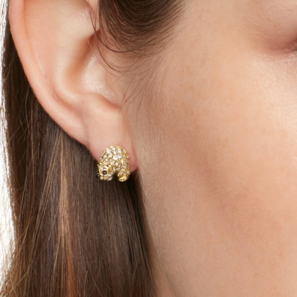 NWT Kate Spade ♠️ polar bear earrings - Picture 3 of 8